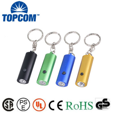 Promotional Aluminum Mini Keychain with LED Light